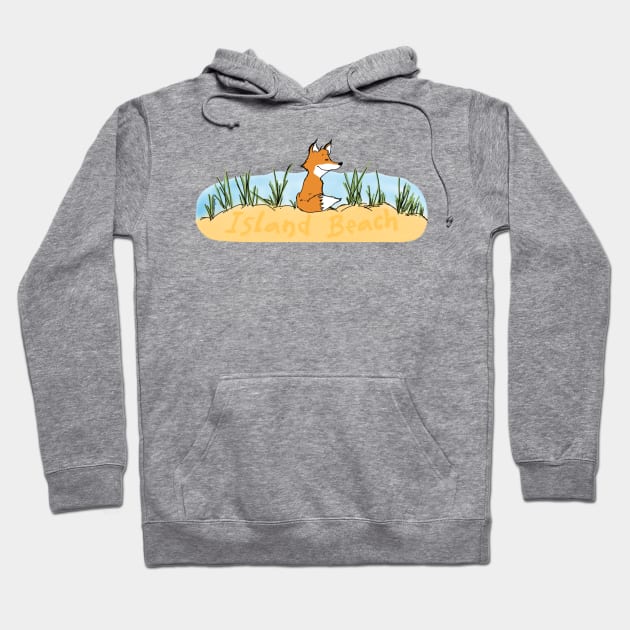 Fox In The Dunes Hoodie by JPoveromo